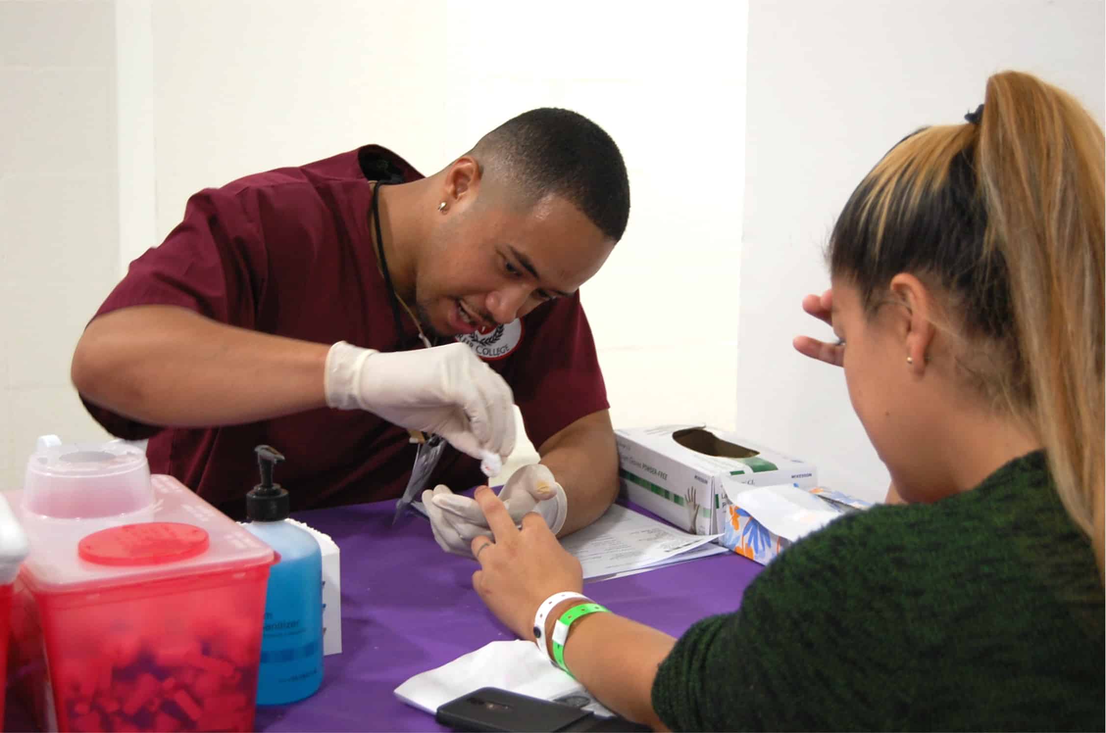 Healthcare Career College Students Volunteers at 2018 LA Care Harbor